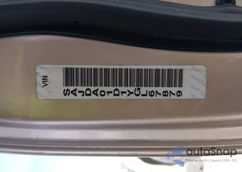 2000 Jaguar S-Type 4.0L V8 из США, поврежденный, VIN SAJDA01D1YGL67879